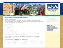 Tablet Screenshot of efa-wohnbau.de